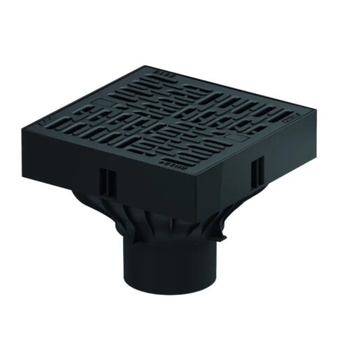 ACO Self XtraPoint 319430 Hofablauf Kunststoffrost schwarz B125