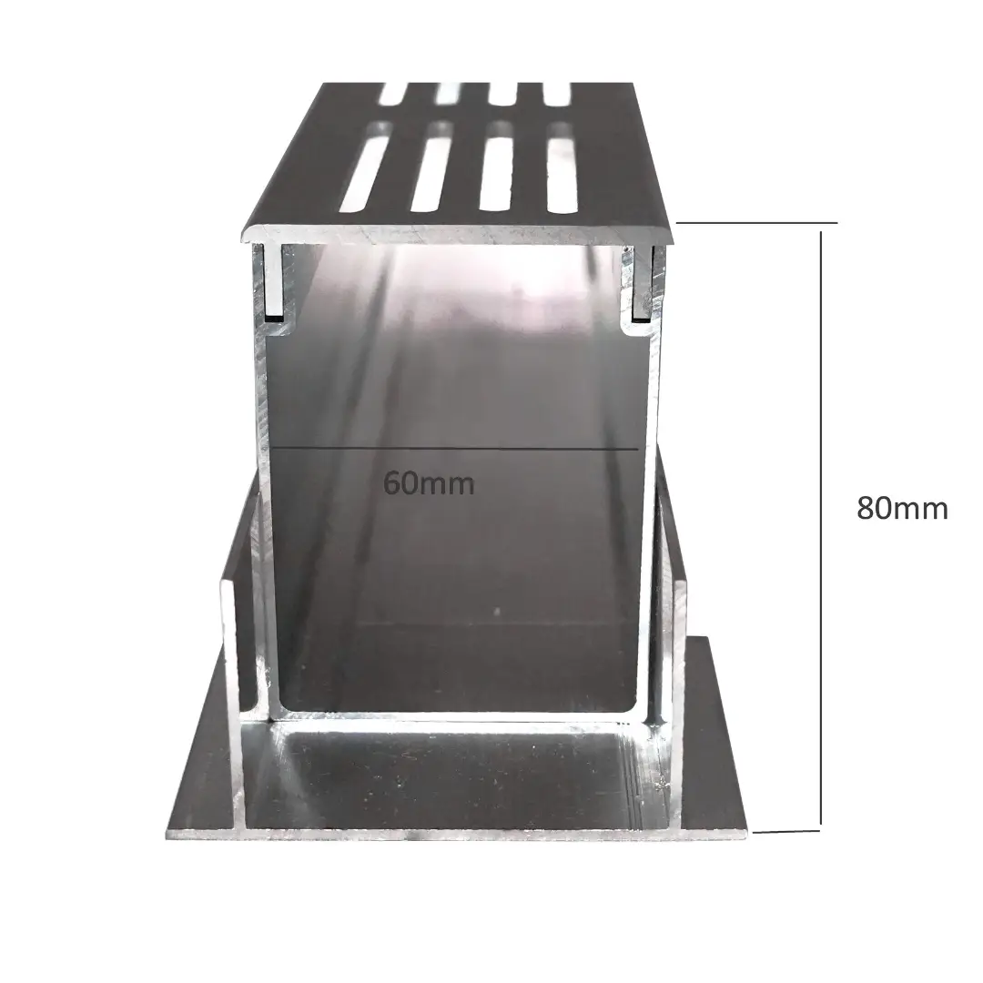 MD Technic Alu-Slimline Entwässerungsrinne – Bild 3
