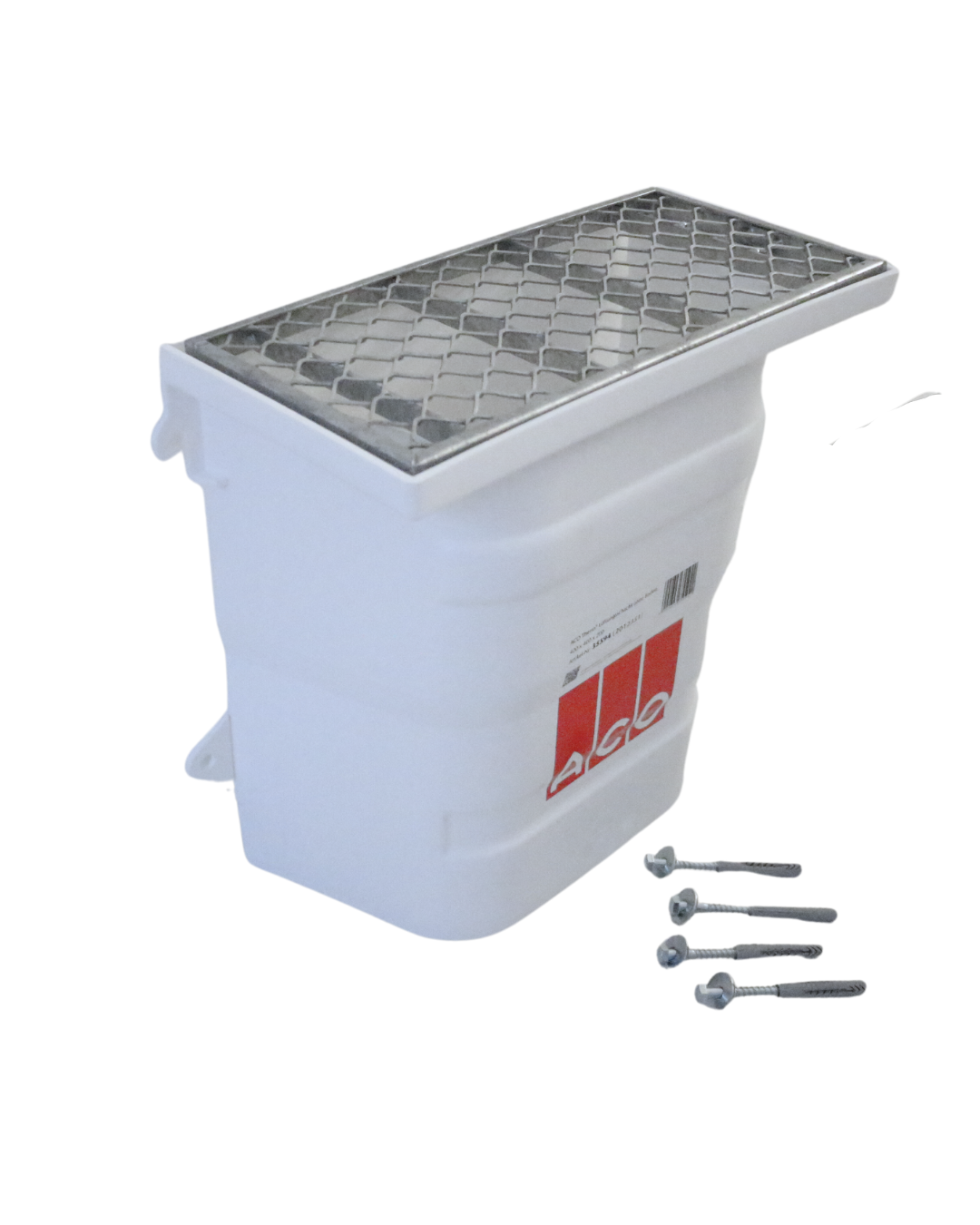 ACO Lüftungsschachtkörper ohne Boden 40x40x20 mit Streckmetallrost und Montageset