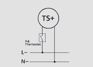 Eberle TS+ thermischer Stellantrieb 230 V AC stromlos geschlossen – Bild 3