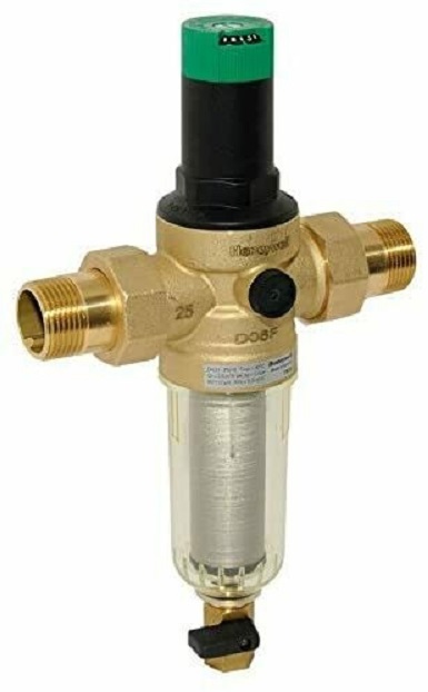Honeywell Resideo Braukmann MiniPlus-FK Rückspülfilter FK06 3/4" Druckminderer + Manometer – Bild 4