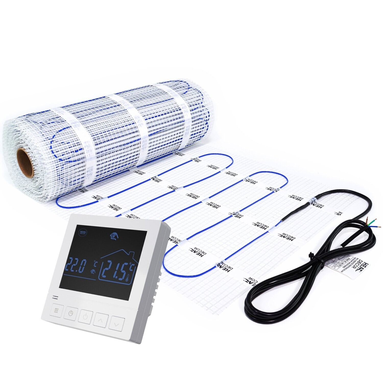 Elektrische Fußbodenheizung Set 2.0m² HD-mat150/T2 – Bild 3