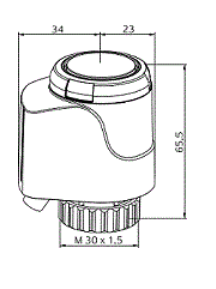 Heimeier Elektronischer Stellantrieb EMO T NC 230 V – Bild 4