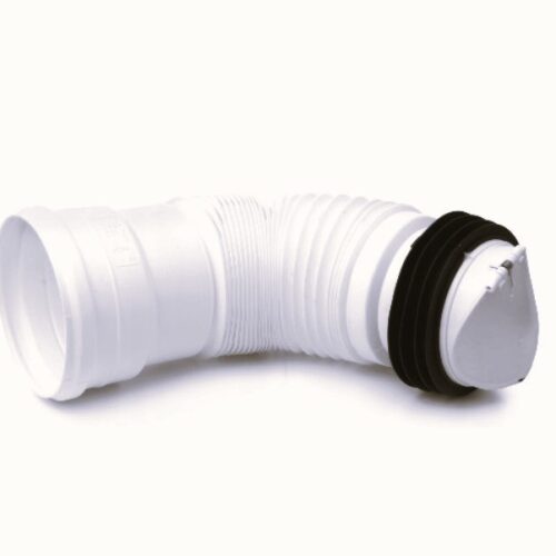 MD Technic WC Rückstauverschluss mit flexiblem Anschlussbogen Abflussrohrklappe Nagetiersperre DN 110