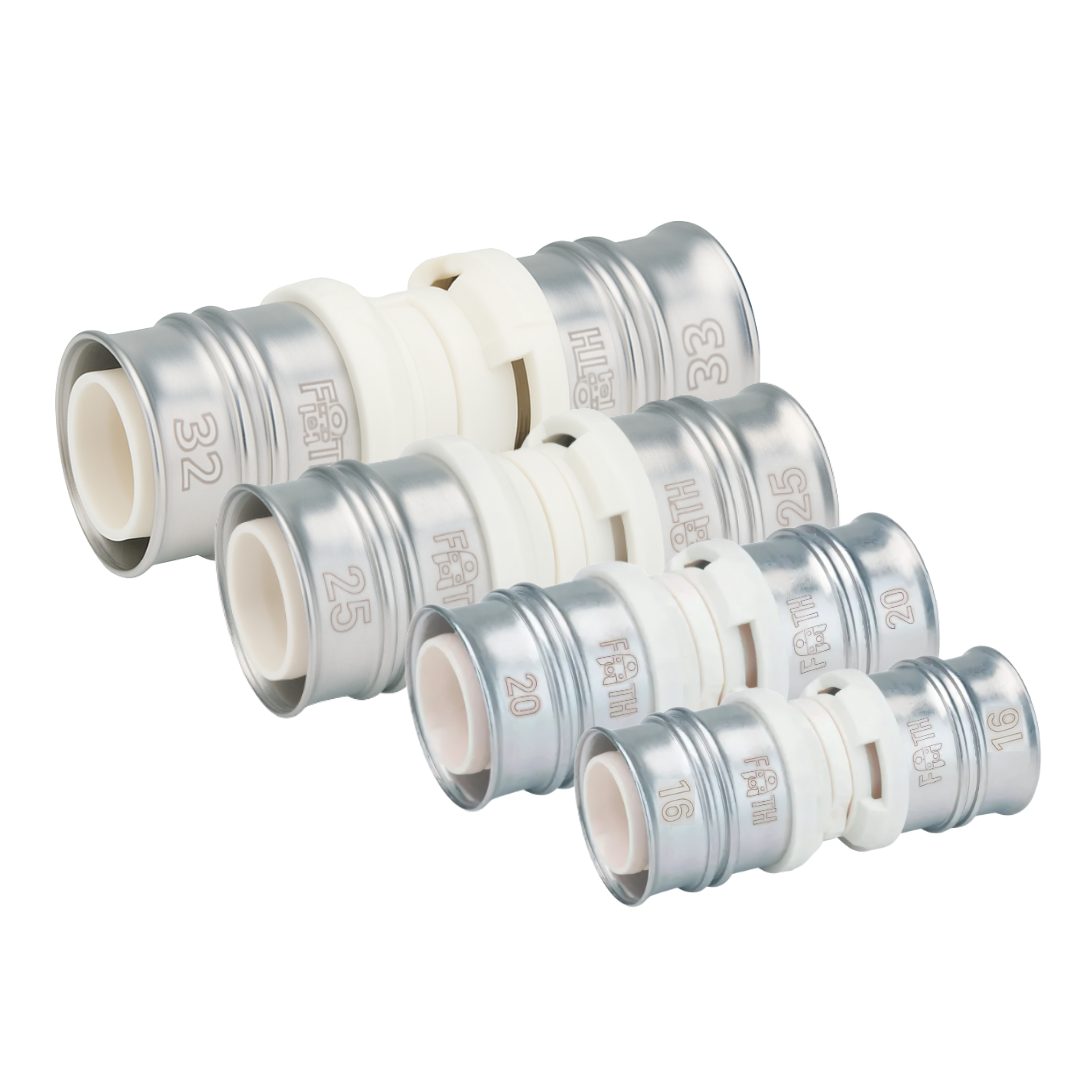 Fränkische alpex Kupplung PPSU Pressfitting – 16, 20, 26, 32 mm