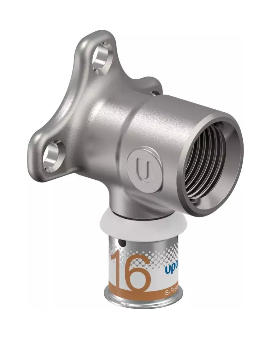 Uponor S-Press PLUS Wandscheibe M Ø16-Rp1/2"FT Innengew.