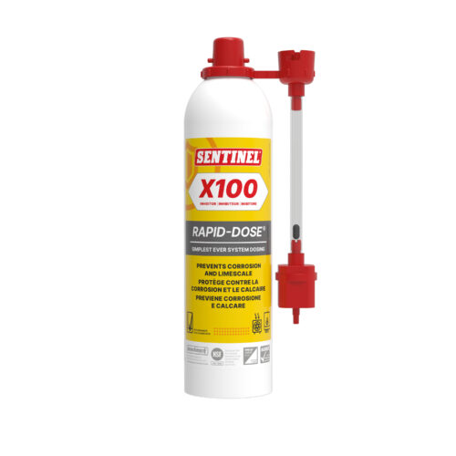 Sentinel X100 Rapid-Dose Inhibitor 300 ml | Korrosionsschutz & Kalkschutz für Heizungsanlagen