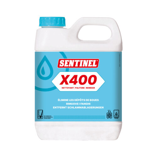 Sentinel X400 Schlammentferner 1 Liter | Heizungsreiniger für Zentralheizungen | Entfernt Heizschlamm & Magnetit
