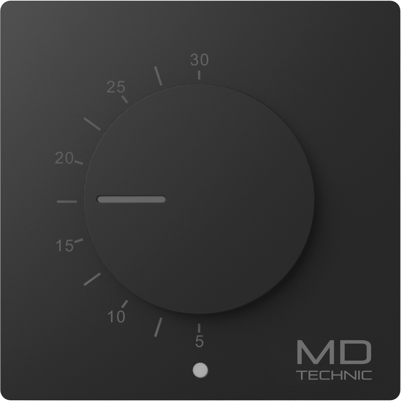 MD Technic Raumthermostat 230V Heizen & Kühlen schwarz