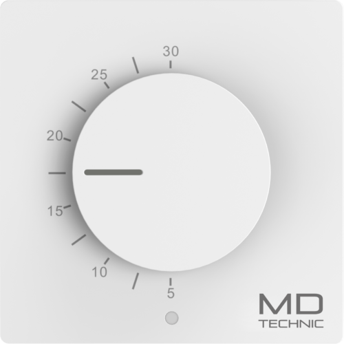 MD Technic Raumthermostat 230V Heizen & Kühlen weiß