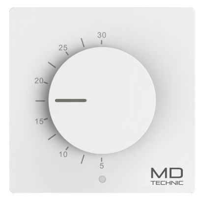 MD Technic Raumthermostat 230V Heizen & Kühlen weiß